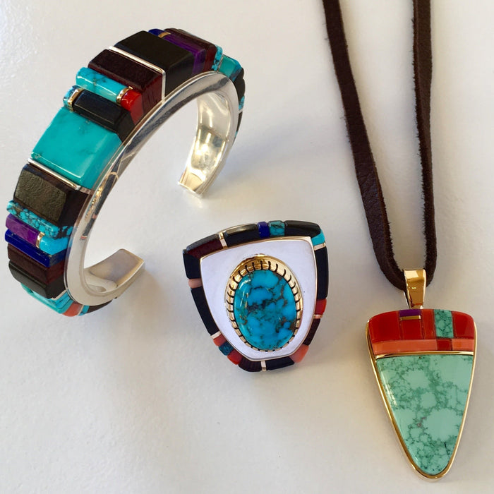 Sonwai Sonwai, Hopi Jewelry, Verma Nequatewa Jewelry at Raven Makes Gallery