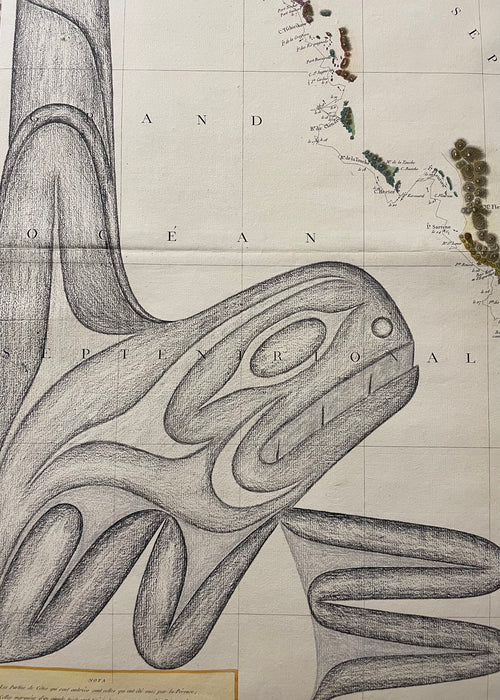 Salish Sea Killer Whale, 1797 Map, by John Marston
