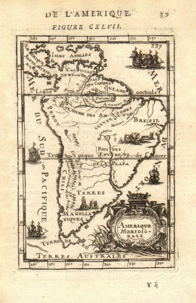 Indigenous Earth, Set of Six 1683 Maps: The Inhabited Continents by Various Artists