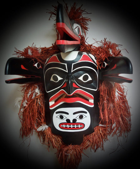 Articulating Northwest Coast Mask, at Raven Makes Gallery
