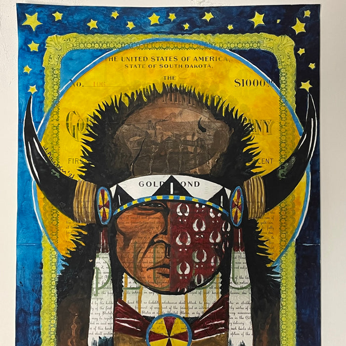 Plains Ledger Lakota Art, by Joe Pulliam at Raven Makes Native American Art Gallery