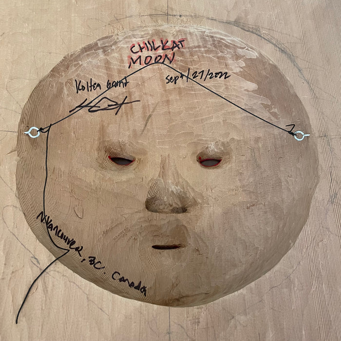Chilkat Moon Mask, by Kolten Khasalus Grant