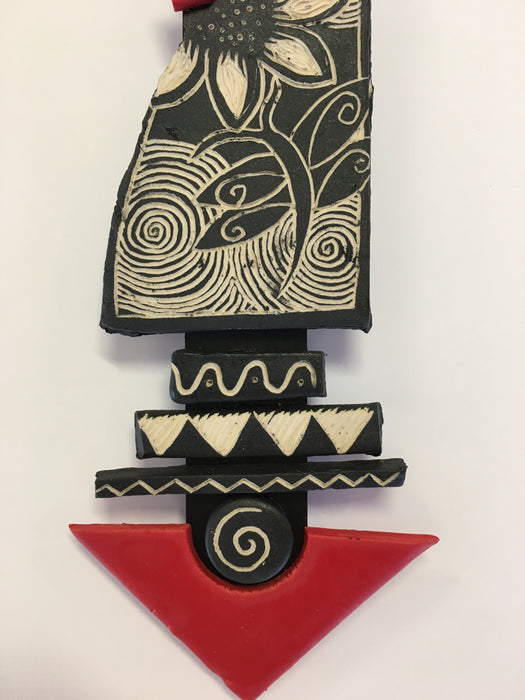 Abundant Peace Totem Stick Wall Art, by Carolyn Bernard Young