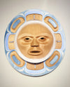 Pacific Northwest Coast Mask, Moon Mask, by Klatle-Bhi, at Raven Makes GalleryMoon Mask, by Klatle-Bhi at Raven Makes Native American Art Gallery
