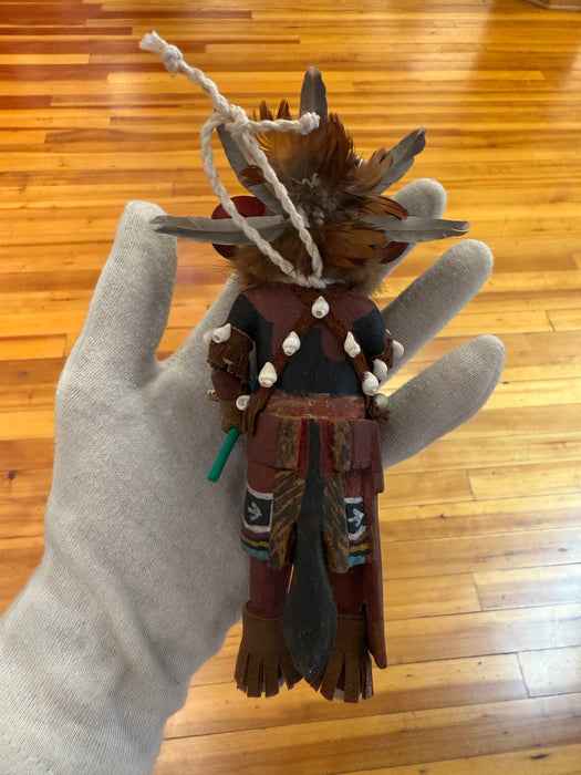Racer Snake Kachina Doll, by Elroy Kawanyana