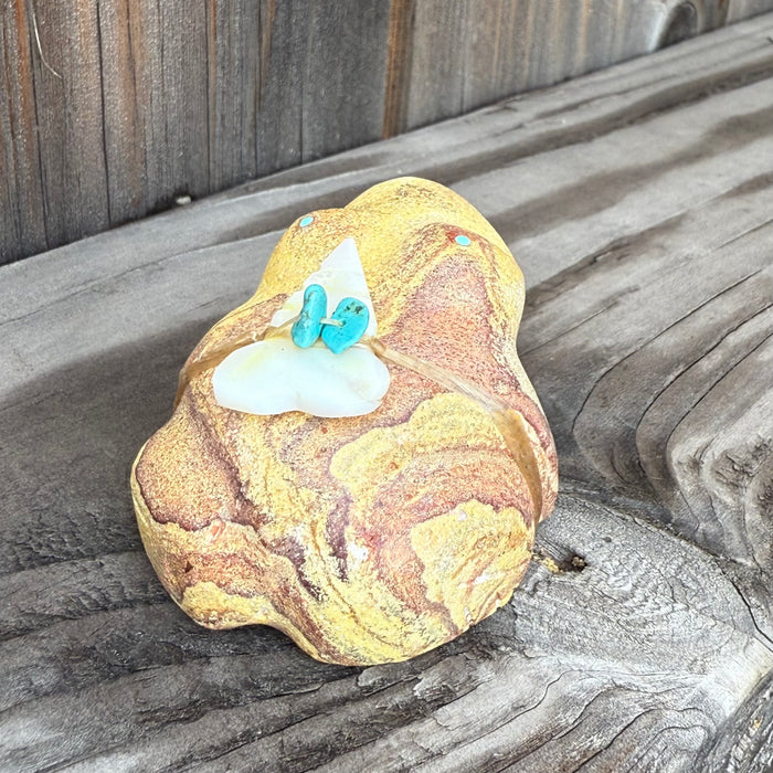 Zuni Frog Fetish, by Leland Boone