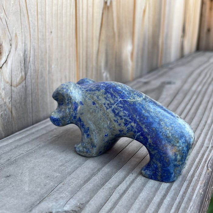 Blue Lapis Ram Zuni Fetish, by Todd Westika