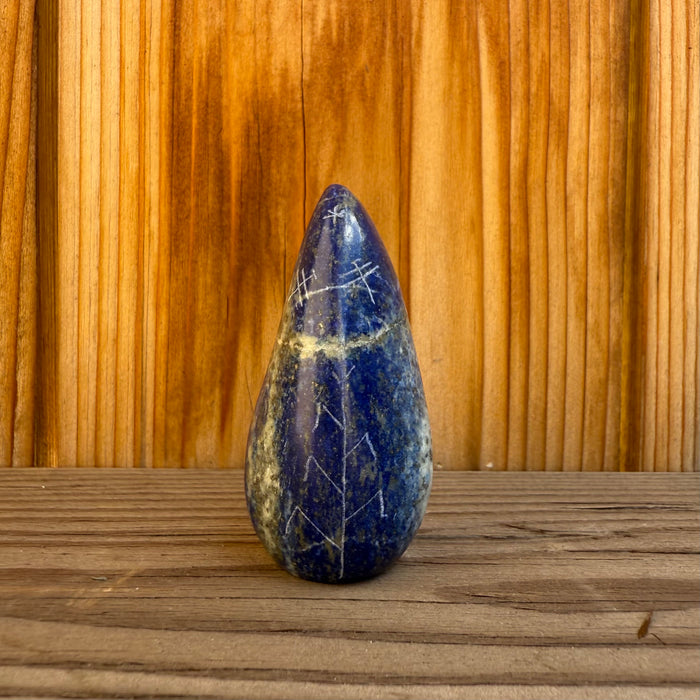 Blue Lapis Corn Maiden Zuni Fetish, by Todd Westika
