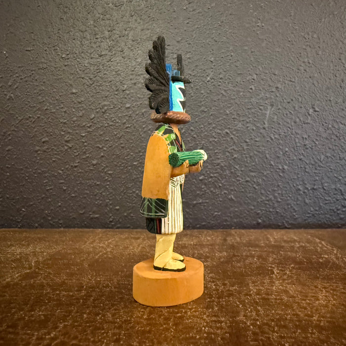 Mini Crow Mother Kachina Doll, by Randy David