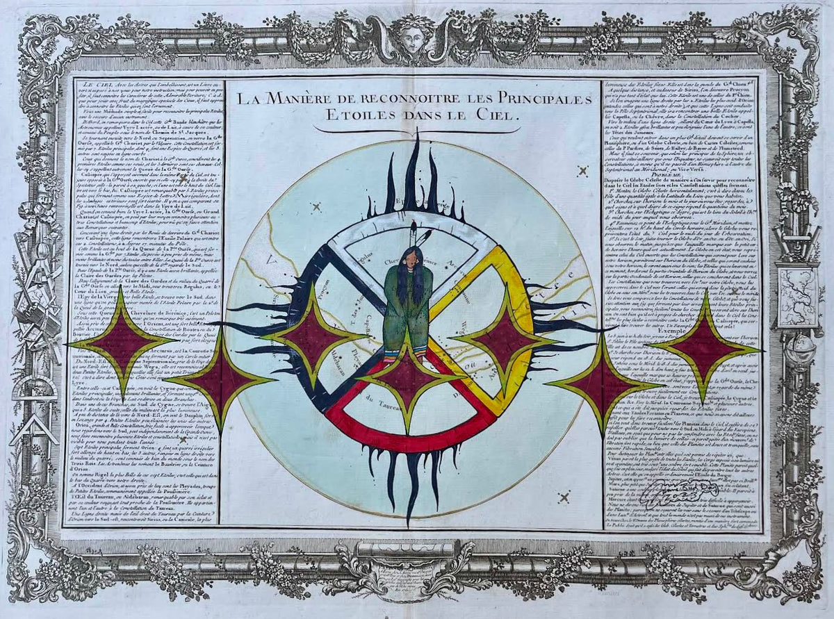 Ledger Art on Antique Maps– Raven Makes Gallery