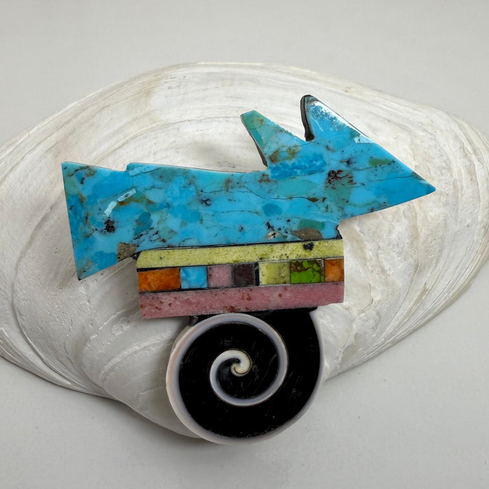 Could it be Coyote? Pin or Pendant, by Mary L. Tafoya