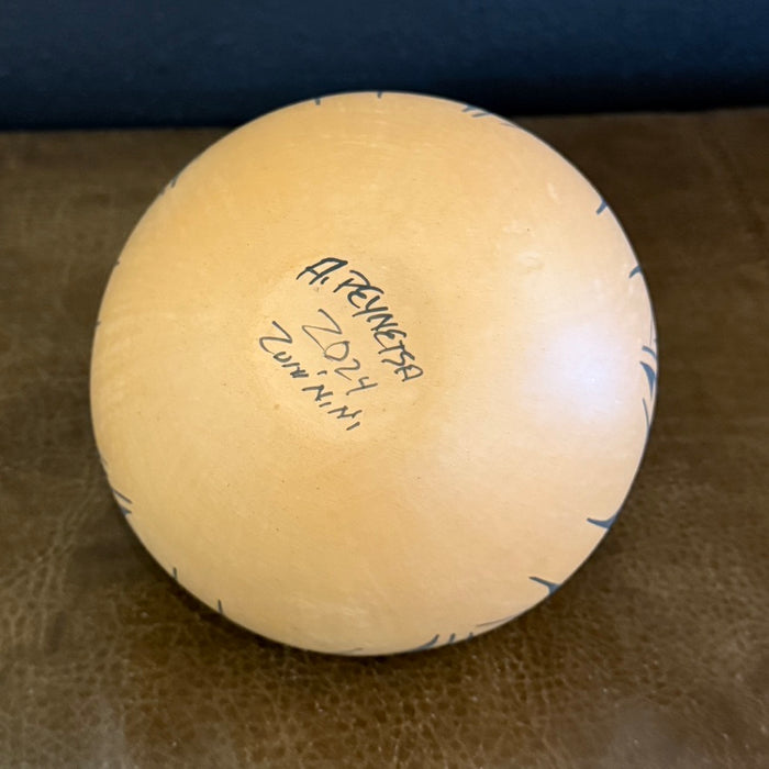 Zuni Deer Pot, by Anderson Peynetsa