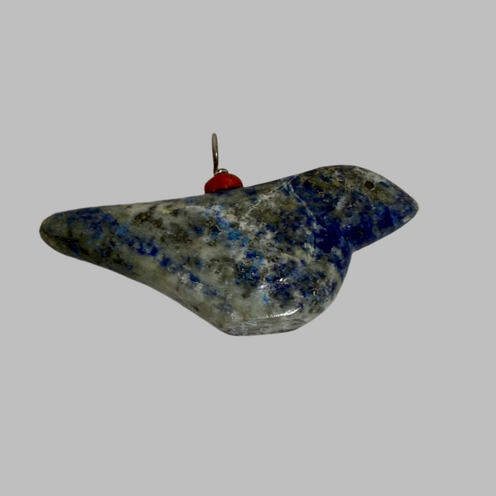 Lapis Blue Bird Pendant, by Todd Westika