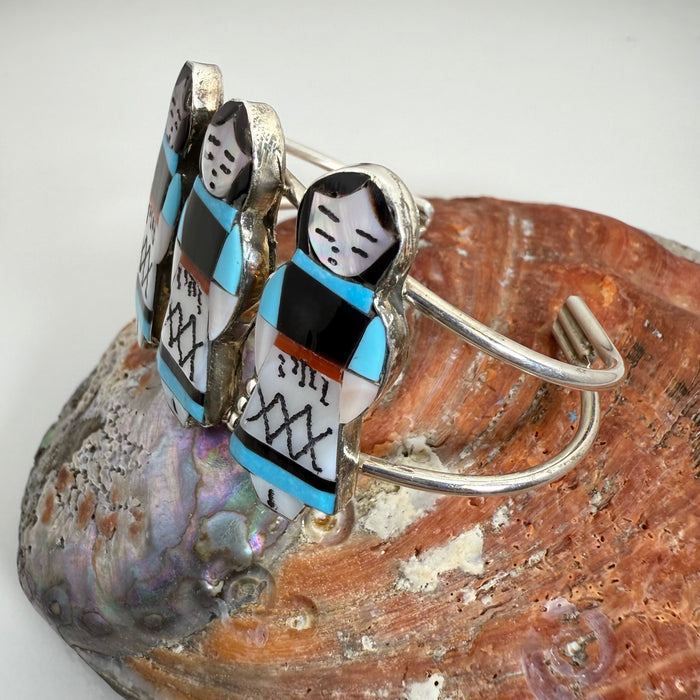 Three Maidens Zuni Bracelet, by Joyce Waseta