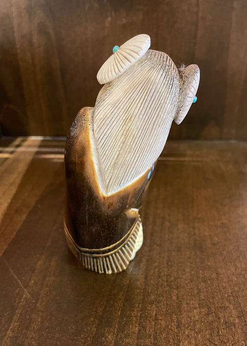 Corn Grinding Maiden, by Claudia Peina, Zuni