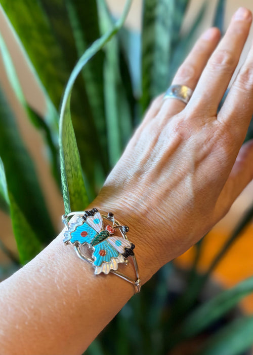 Zuni Butterfly Bracelet, by Tamara Pinto
