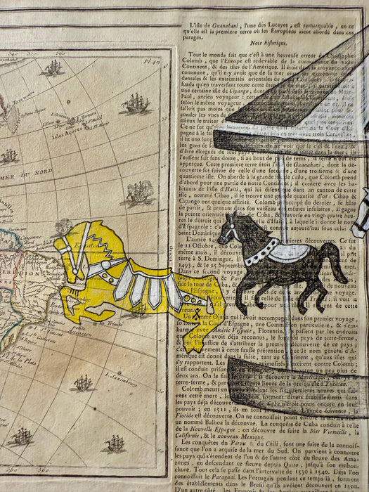 Pony Ballet in Silhouette, 1764 Map, by Julia Arriola