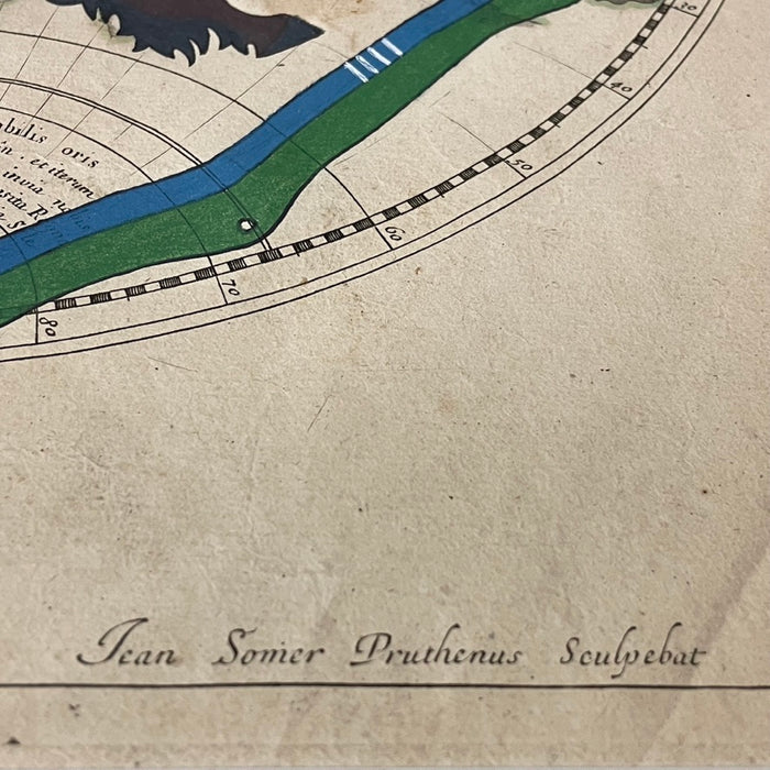 Buffalo Bull Chief, 1657 World Map, by Travis Blackbird