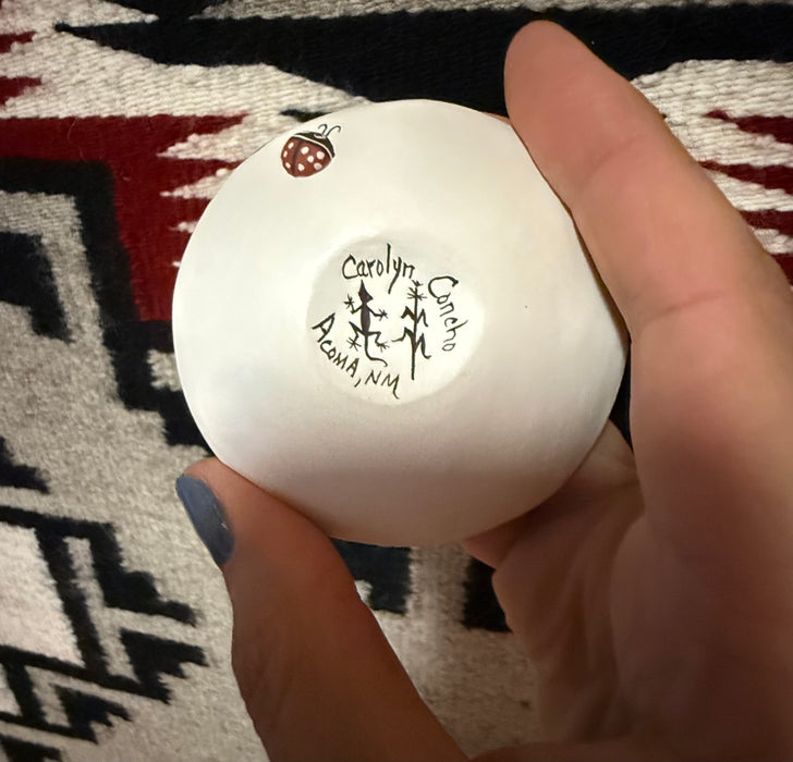 Acoma Seed Pot with Butterfly, by Carolyn Concho