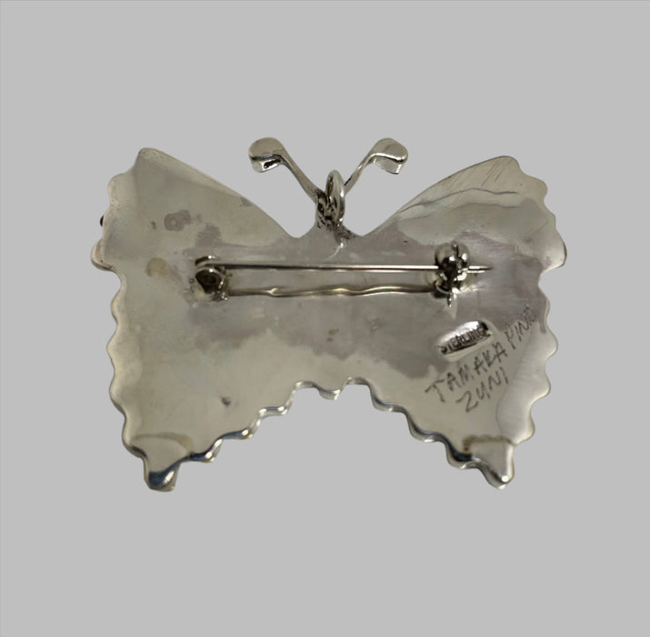 Zuni Butterfly Pin or Pendant, by Tamara Pinto