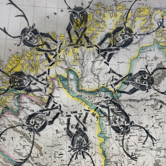 Rightful Owners, 1827 Map, by Elina Nygard