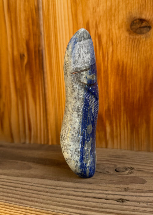 Dance of Life Blue Corn Maiden Zuni Fetish, by Todd Westika