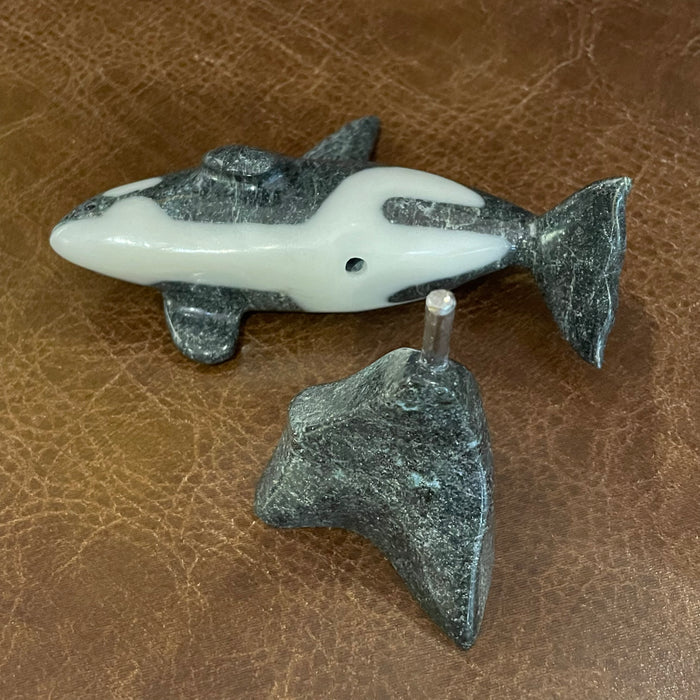 Orca Inuktitut Killer Whale Inuit Carving, by Johnnysa Mathewsie– Raven Makes Gallery
