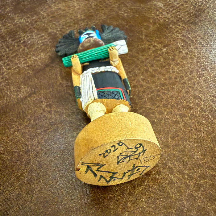 Mini Crow Mother Kachina Doll, by Randy David