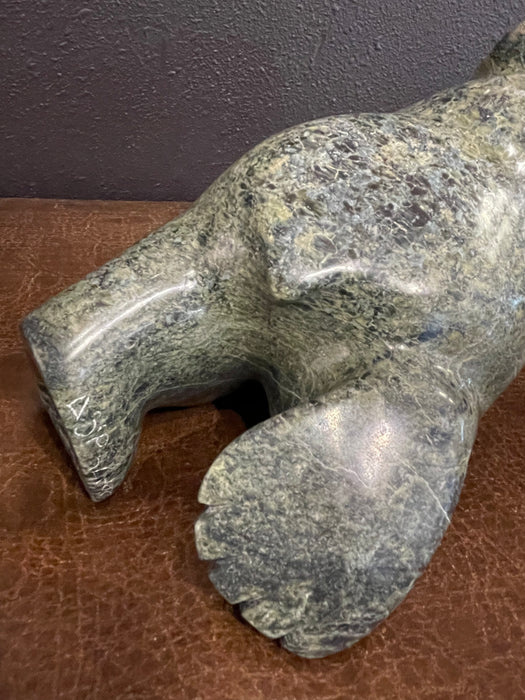 Dancing Bear Inuit Carving, by Otto Samayualie