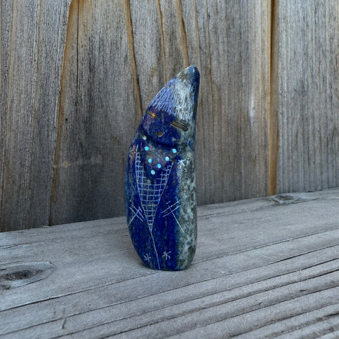 Blue Corn Little Maiden Zuni Fetish, by Todd Westika