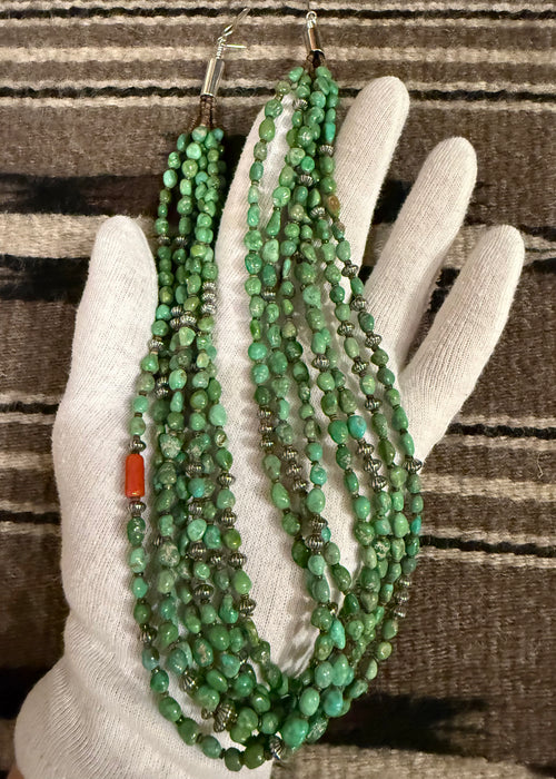 Natural Sonoran Gold Turquoise Necklace, by Marie Lee