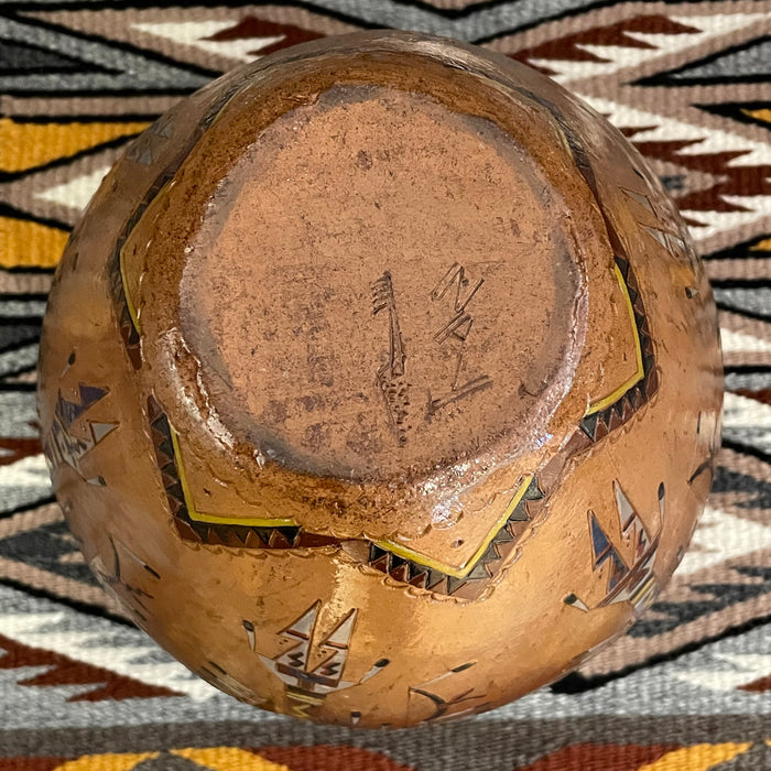 Large Navajo Yei Pot, by Nancy Chilly Yazzie