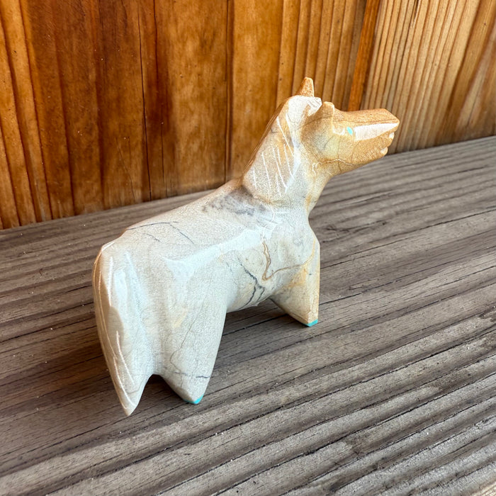 Marble Horse Fetish, by Enrike Leekya