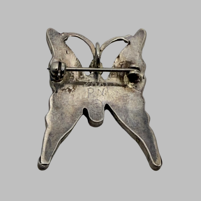 Zuni Butterfly Pin or Pendat, by Pascal Natewa