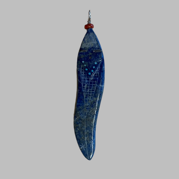 Blue Corn Zuni Maiden Pendant, by Todd Westika