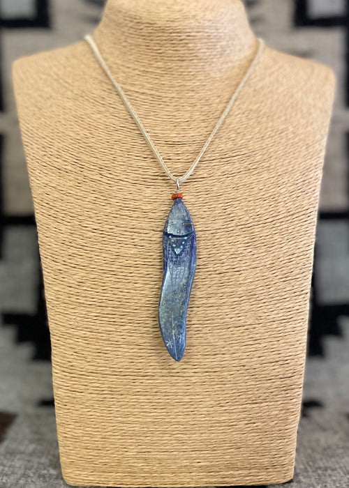 Blue Corn Zuni Maiden Pendant, by Todd Westika