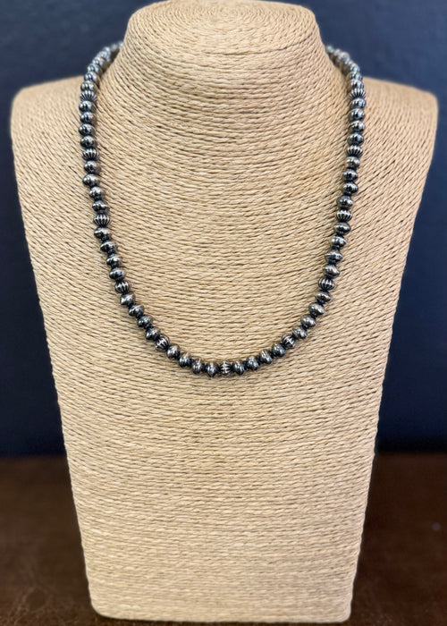 Navajo Pearls Necklace, by Mary and Everett Teller