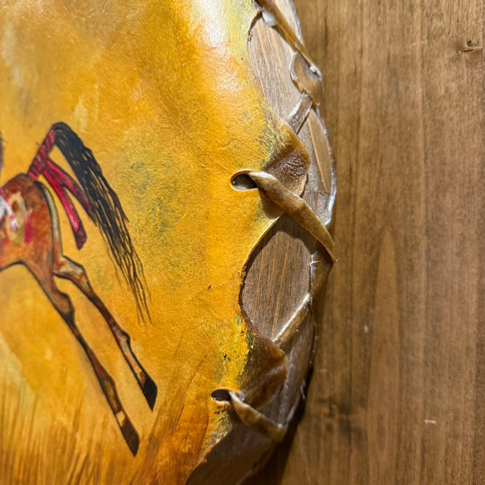 We Fought for the Union Hand Painted Drum, by Guillermo Chavez Rosette