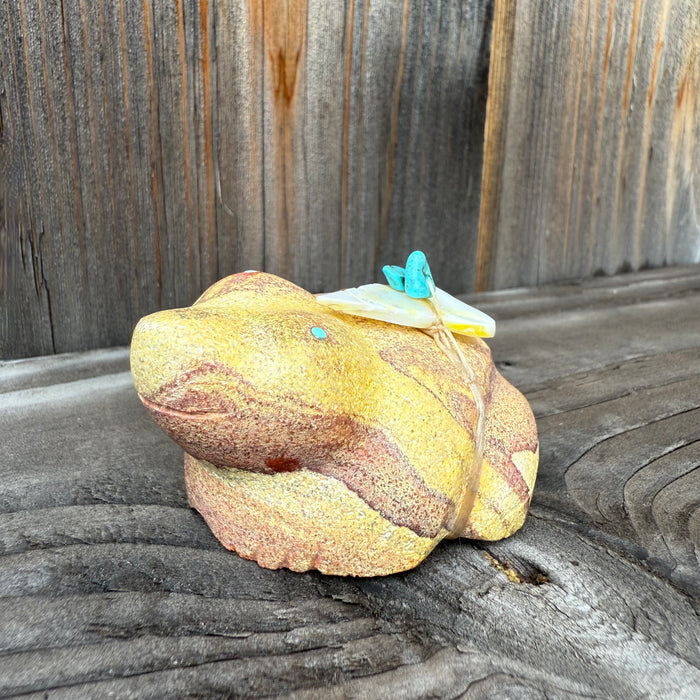 Zuni Frog Fetish, by Leland Boone