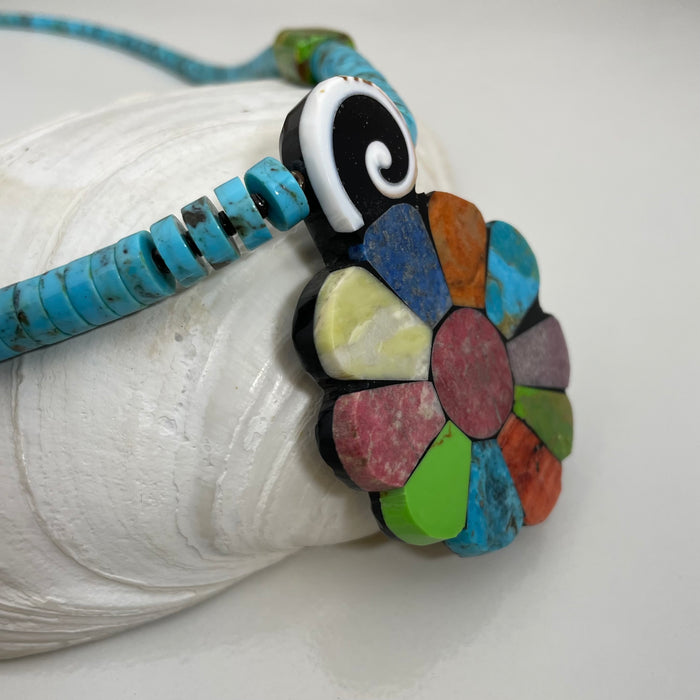 Magic Blossom Inlay Necklace