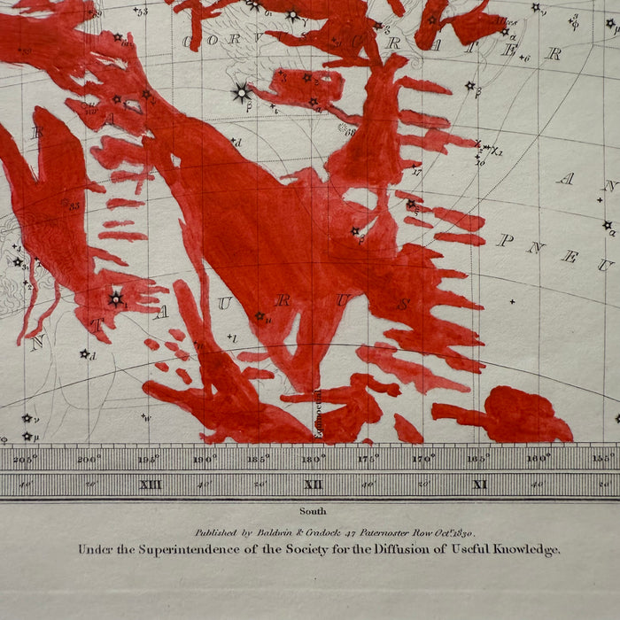 Clyde in Space, 1830 Celestial Map, by Bobby C. Martin