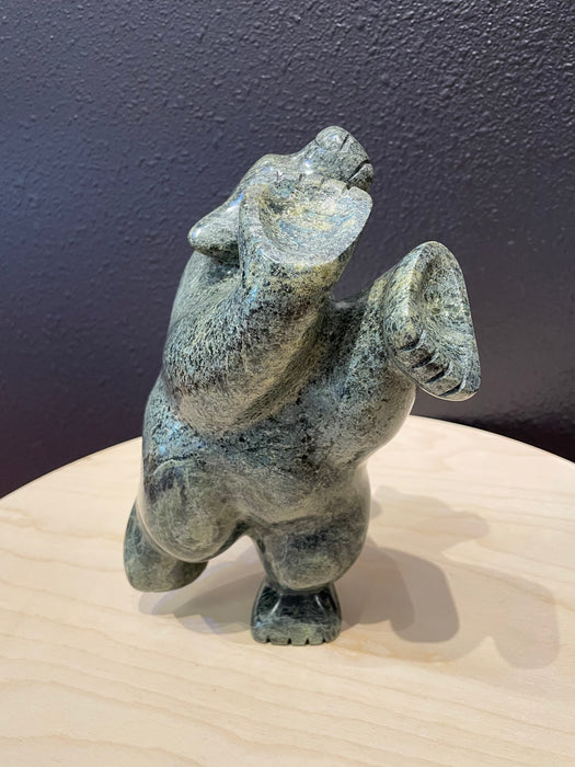 Dancing Bear Inuit Carving, by Otto Samayualie