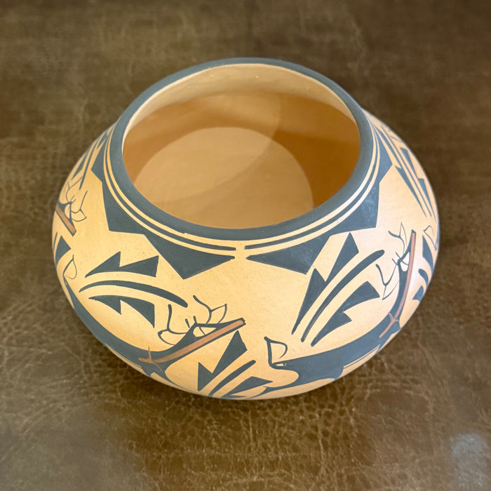 Zuni Deer Pot, by Anderson Peynetsa