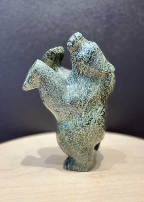 Dancing Bear Inuit Carving, by Otto Samayualie