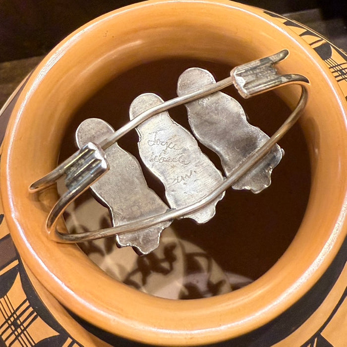 Three Maidens Zuni Bracelet, by Joyce Waseta