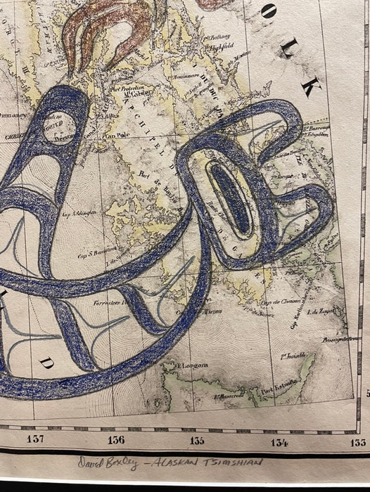 Txaalpga Pteega Tsimsyen; Four Clans of the Tsimshian, 1827 Map, by David A. Boxley