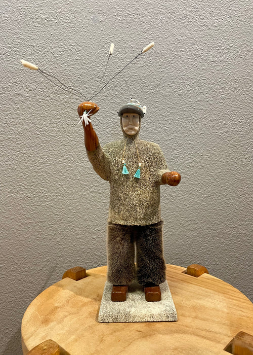Aleut Bird Hunting Doll, by Peter Lind, Jr.