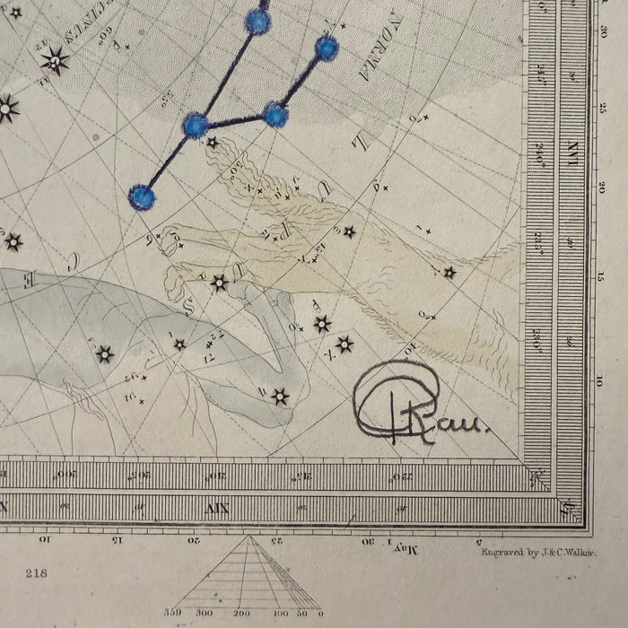 Star Man, 1847 Celestial Map, by Tommy Pau