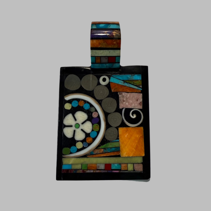 Heishi and Mosaic Inlay Treasure Necklace, by Mary L. Tafoya