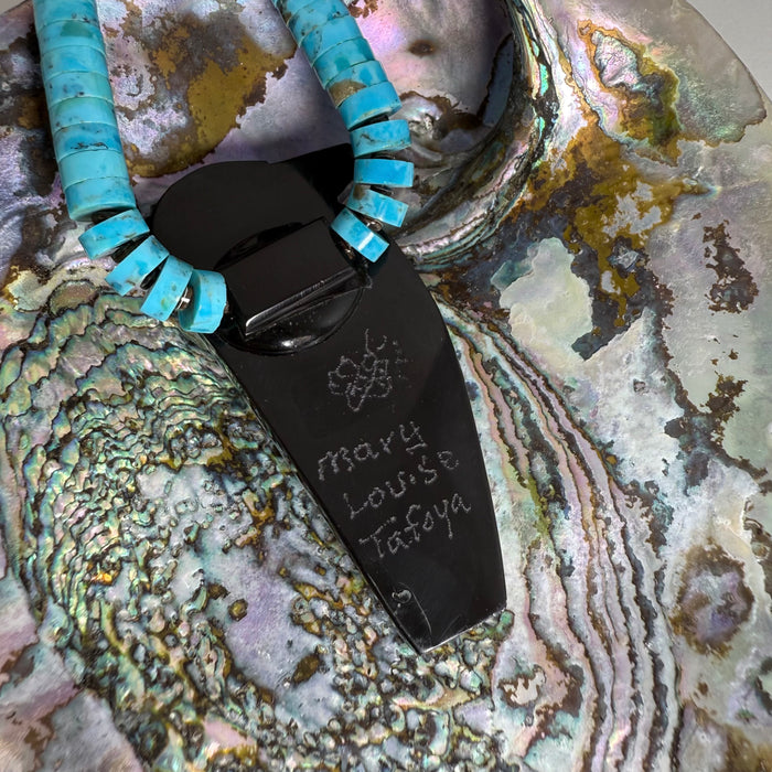 Abalone Breasted Hummingbird Necklace, by Mary L. Tafoya